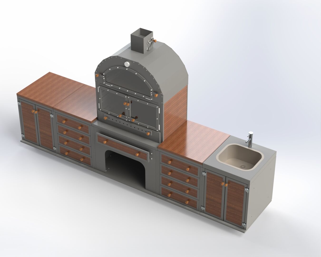 Forge Barbekü 350*70