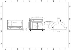 Forge  Dolaplı Barbekü 100*70